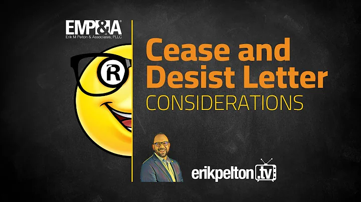 Cease and Desist Letter Considerations