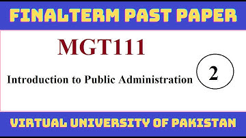 MGT111 FINALTERM FILE 2|PAST PAPER|VIRTUAL UNIVERSITY