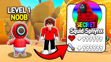I Unlocked New MAX LEVEL Sphynx in Squid Evolution (Roblox)