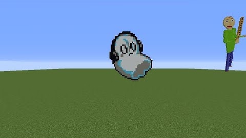 Napstablook pixel art (Undertale)