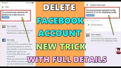 Report & Delete Any Facebook Account || New Trick 2021 || Delete Facebook Account In Few Mins