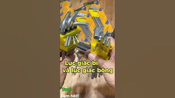 Phân biệt 2 loại lục giác khác nhau: lục giác bông và lục giác bi #diy #trick #tips #tool #Shorts