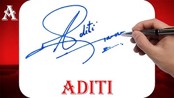 Aditi Name Signature Style | A Signature Style | Signature Style of My Name Aditi
