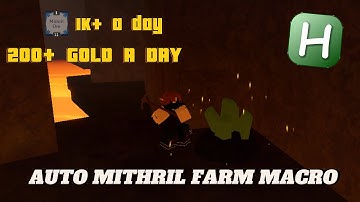 RUNE SLAYER auto mithril farm macro 200+ gold a day