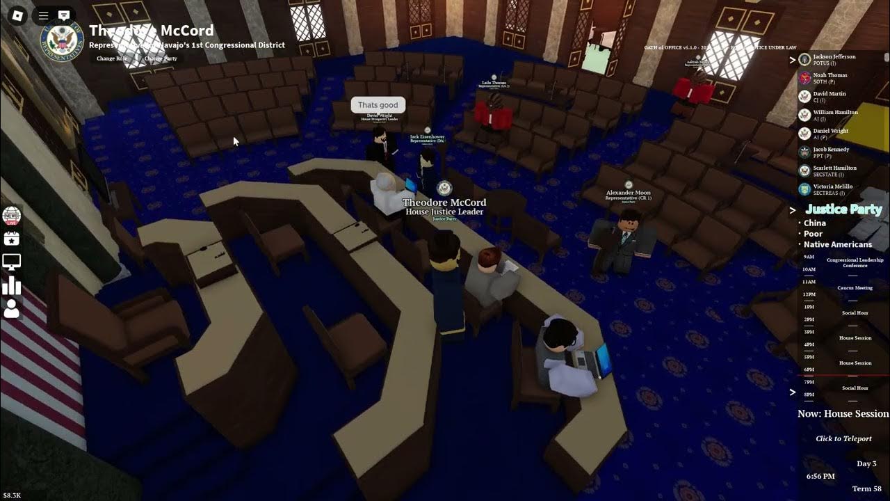becoming president in roblox oath of office (5 hours of gameplay) - YouTube