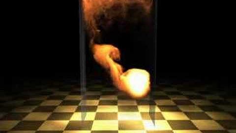 GPU fluid simulation - fire