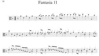 [Georg Telemann] Fantaisie No.11 in D Minor, TWV 40:36 (Score-Video)