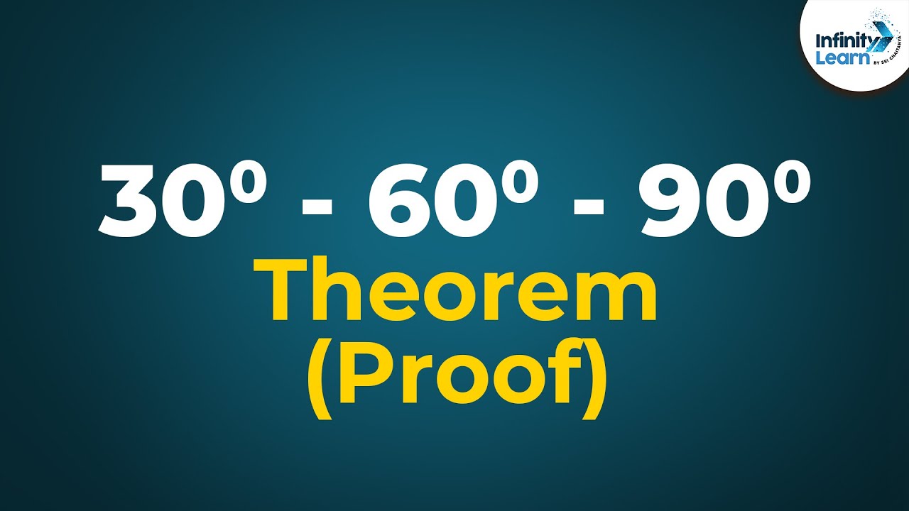 30 60 90 Triangle Theorem Proof Don T Memorise Youtube