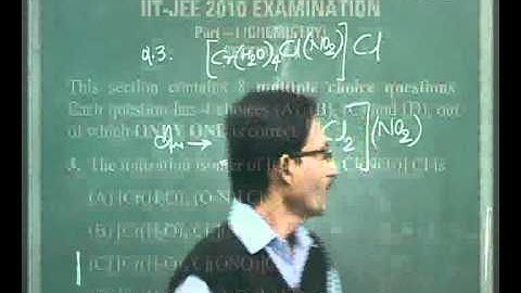 IIT-JEE 2010 (Main Exam) Solution of Paper 1 Question No 3