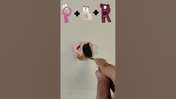 What color do mixed Characters make #colormixing #mixingthings #satisfying #insideout #viralvideo