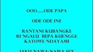 Lagu Poso Mau Mapari Kuepe