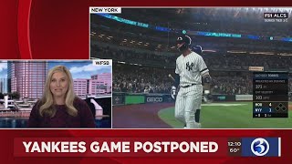 Video: Storm postpones 'Game 4' between Yankees, Astros