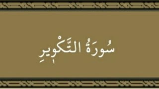 سورة التكوير صدقة جارية إن شاء الله اللهم تقبل#صدقة_جارية #قرآن #قران_كريم #تلاوات #مصحف #تلاوة