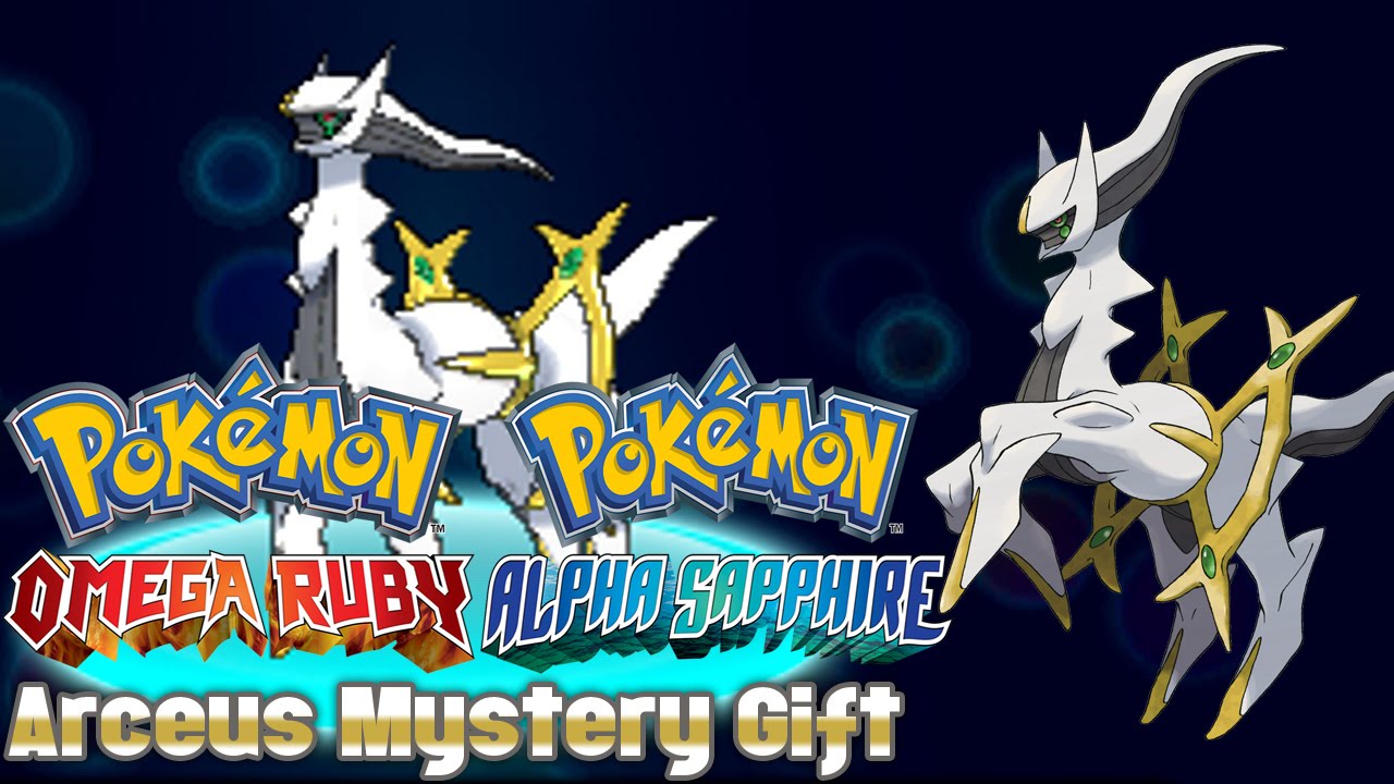 Pokémon 20th Anniversary Arceus Mystery Gift YouTube