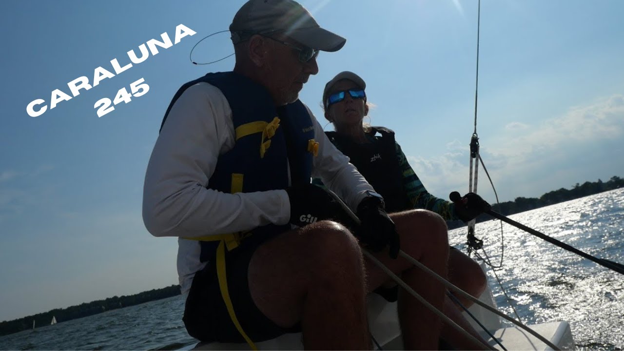 Friday night sail on the Caraluna 245 by Tartan
