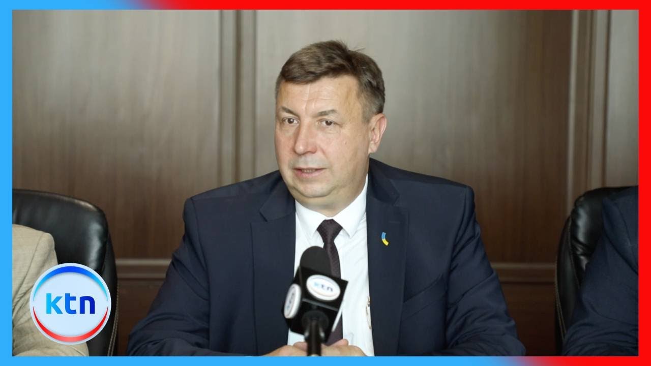 New Ukrainian Ambassador Yurii Tokar Meets Standard Media Group Acting CEO Chaacha Mwita