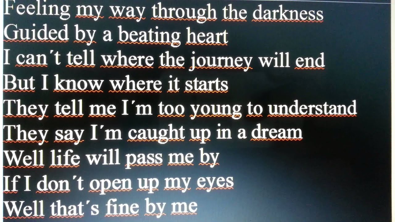 Lyrics avicii Dont wake me up YouTube