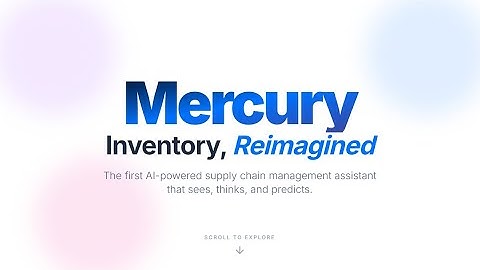 Mercury Showcase video (for Google DeepMind - Vibe Code with Gemini 3 Pro in AI Studio)