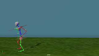 Skeleton Walk Cycle Animation