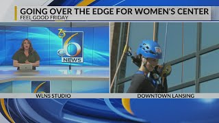 Going 'Over the Edge' for Women's Center of Greater Lansing