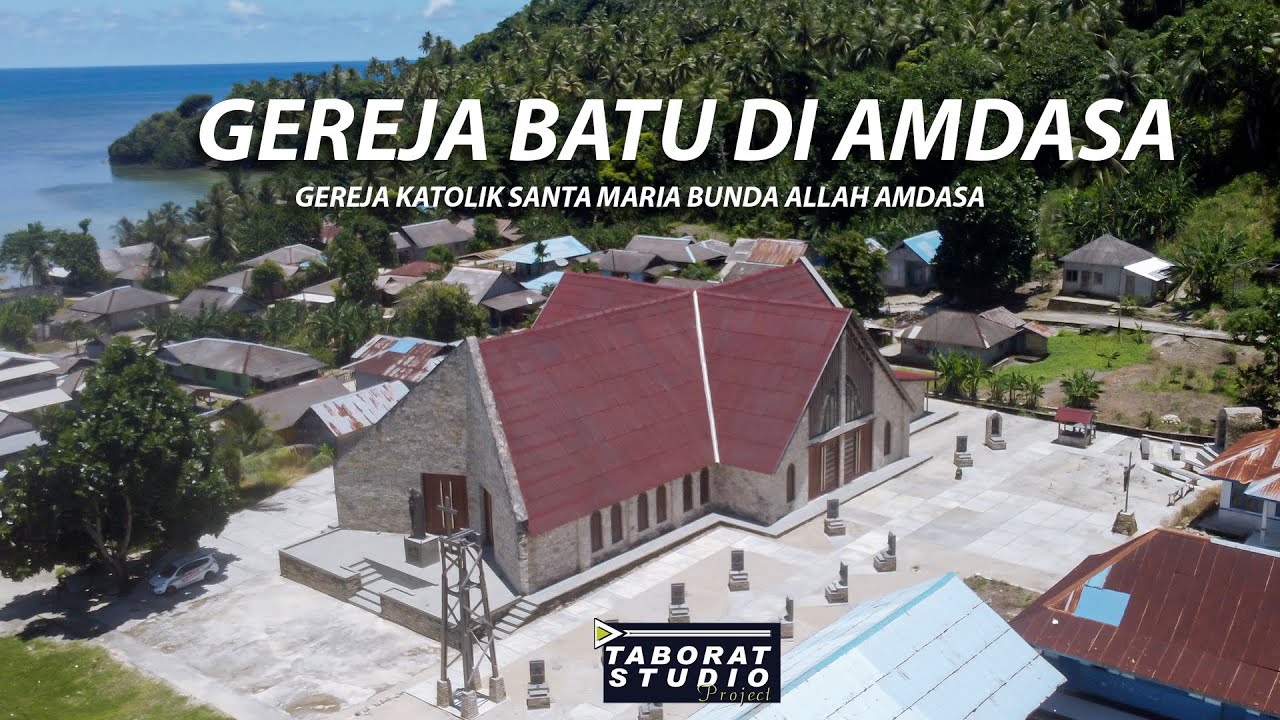 Mengenal Gereja Batu di Tanimbar, Desa Amdasa