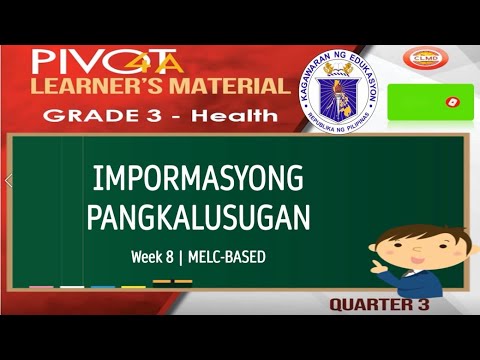 Video: Ano ang kahulugan ng impormasyong pangkalusugan?