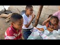 🔴 Les llevamos pizza 🍕 a los hijos de don Anacleto vean que felices 😍
