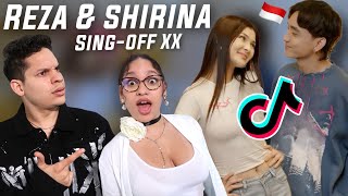 She's something special... Waleska & Efra react to SING OFF TIKTOK SONGS PART 20| Reza vs Shirina
