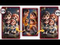 Trending Ink Splash Lyrics Video Editing In Vn App | Vn App Ink Splash Lyrics Status Video Editing