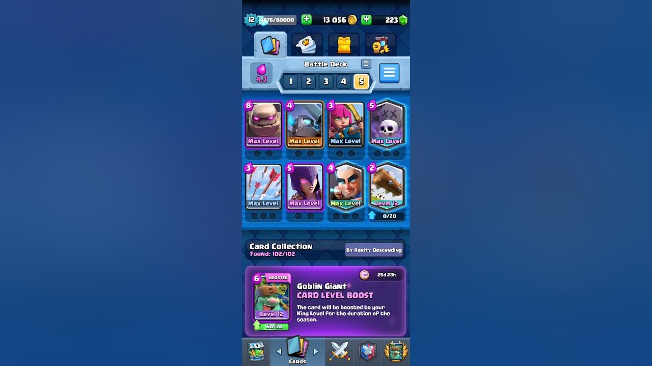 New chest in Clash Royale Overflowing Gold Crate Magical Archer Maxed Clash Royale YouTube