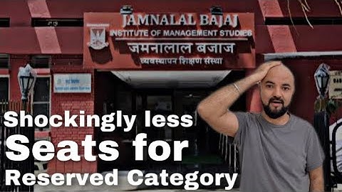 JBIMS Shockingly Less Seats for Reserved Category | MBA CET for Reserved Category |