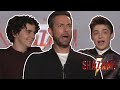 Zachary Levi, Jack Dylan Grazer and Asher Angel on why SHAZAM! is unlike any other superhero movie!