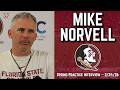 Mike Norvell Spring Practice Interview 3-24-26 | FSU Football | Florida State Football | Warchant TV