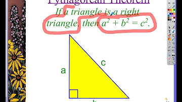 Chapter B, Video #1, Section 8.1 - Pythagorean Theorem