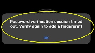 Fix password verification session timed out verify again to add a fingerprint Problem in realme 8i