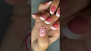 Professional nail video by Maineenail😍💅😍2023 Candy heart french naildesign part4🍭🍭🍭 #shorts