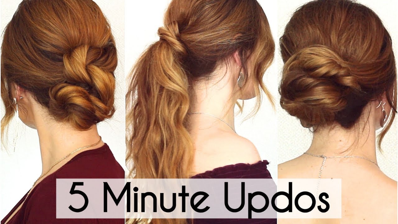 Quick Easy Updos Youtube