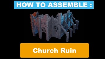 How to assemble : Church Ruin for wargame
