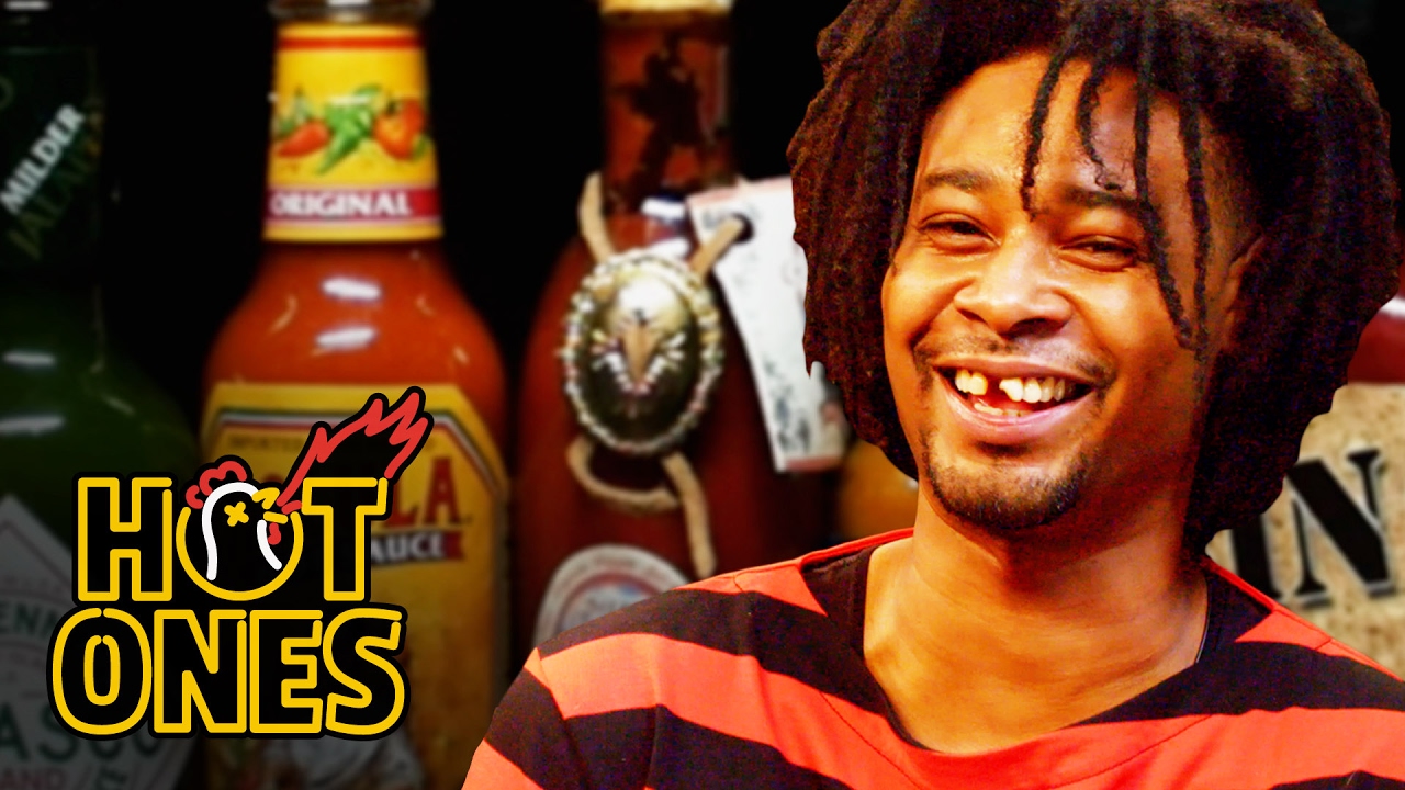 Danny Brown Has An Orgasm Eating Spicy Wings | Hot Ones | First We Feast