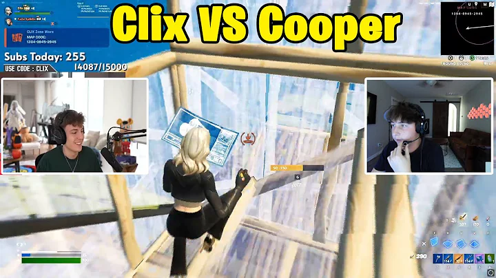 Clix VS Cooper 2v2 TOXIC Fights w/ Khanada & EpikWhale!