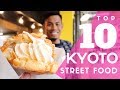 Japanese street food tour top 10 in kyoto japan  nishiki market food guide