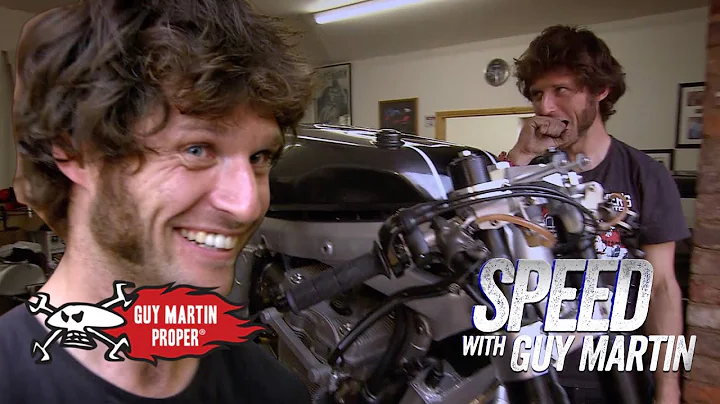 Guy starts his custom bike for the first time | Gu...