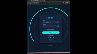 Modern Animated Login Form with Circular Loader | HTML CSS Only 🔥#webdevelopment #webdesign #coding