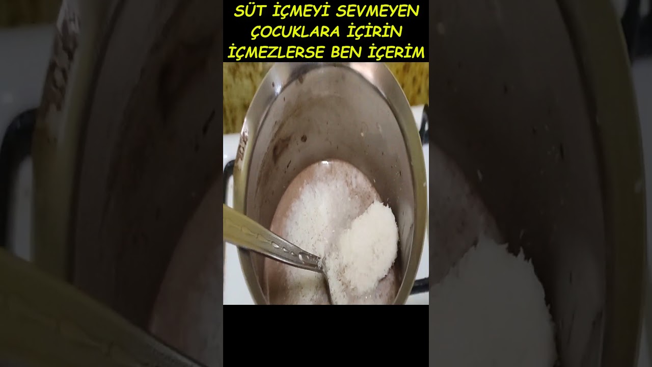 ÇOCUĞUNUZ SÜT İÇECEK #short  #shorts #shortvideo #shortsfeed #food #yemektarifleri #içecekler