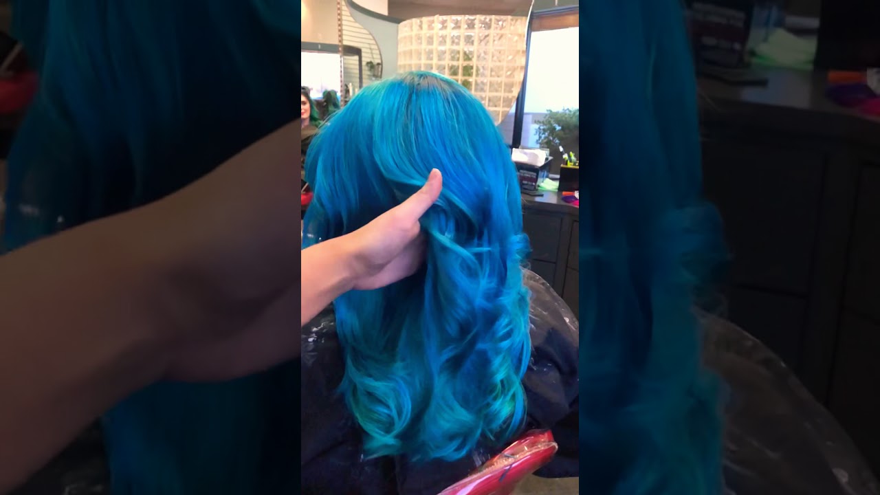 3. "Electric Blue Hair" - wide 5