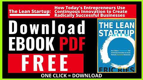 The Lean Startup: How Today