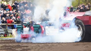 Heavy Modified 4000kg 1. DM 2023 in Tractor Pulling at Brande Pulling Arena | Great Action