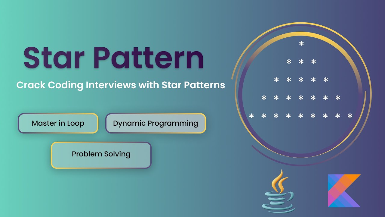 Pyramid Pattern Program in Java | Must-Know for Interviews 🔥 - YouTube