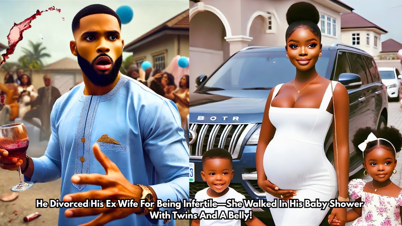 Он развёлся с женой из-за её бесплодия, а потом она пришла с близнецами и животом! #истории
