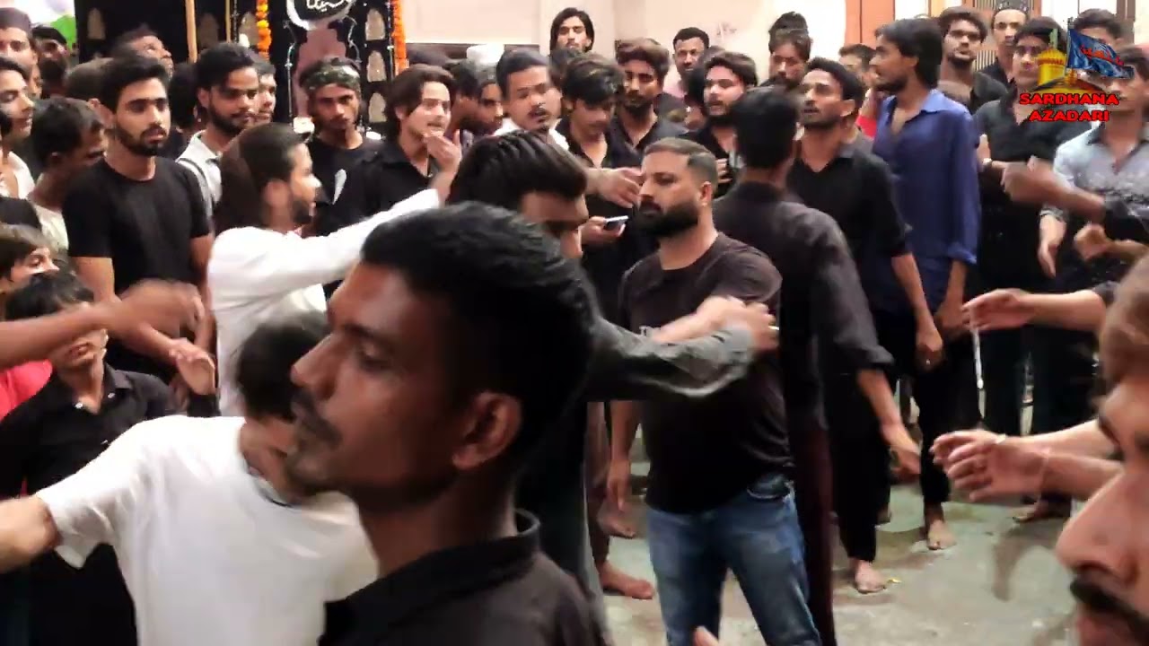 Challum Juloos Sardhana | Jab Mujhe Aapke Katil Me Mara Baba | Anjuman E Shabbiriya Sardhana | 2025